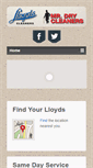 Mobile Screenshot of lloydscleaners.com